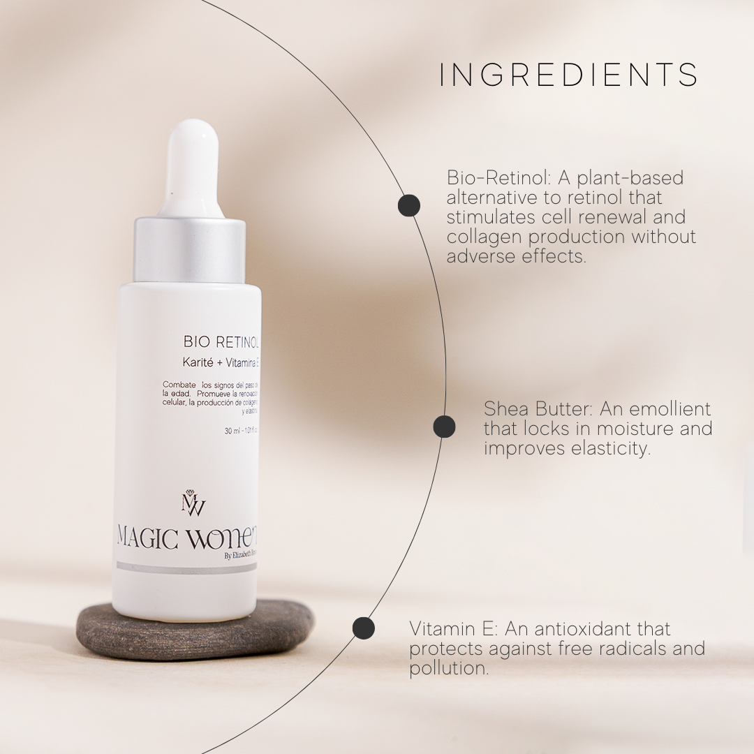 Bio-Retinol Serum with Shea Butter and Vitamin E-Magic Women